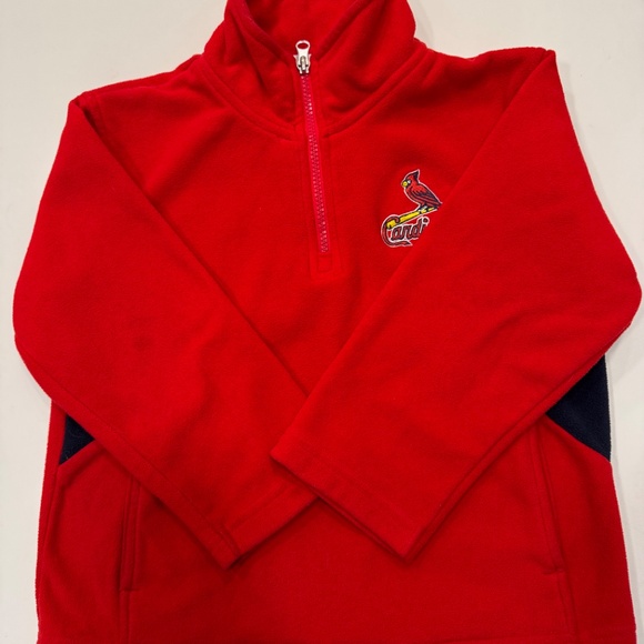 Cardinals youth XS(4/5) fleece sweater - Picture 2 of 3
